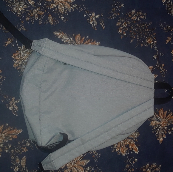 Grey zip-up backpack school bag - Picture 6 of 11